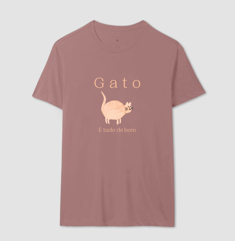 Camiseta Gato é Tudo de Bom