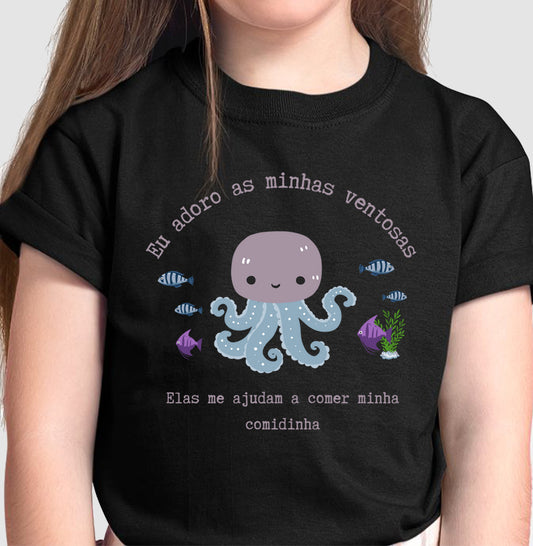 Camiseta Eu adoro as minhas ventosas