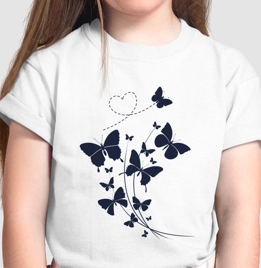 Camiseta Borboletas Azuis