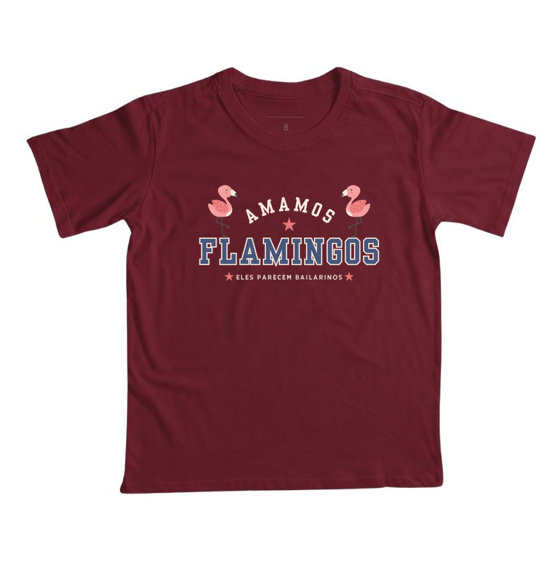 Camiseta Amamos Flamingos