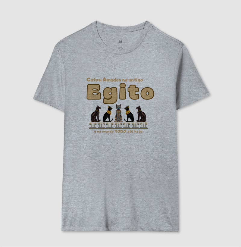 Camiseta Gatos Amados no Egito