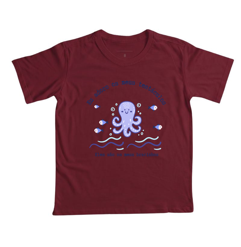 Camiseta Eu Adoro os Meus Tentáculos