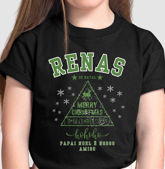 Camiseta Renas de Natal