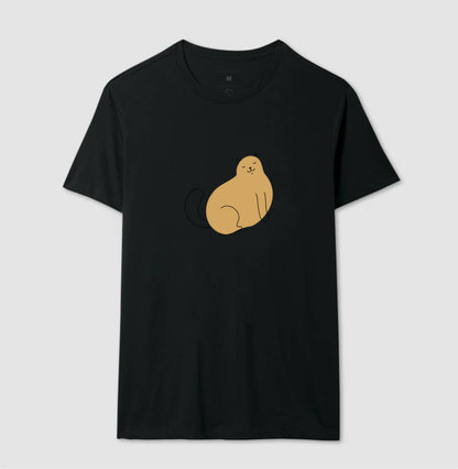 Camiseta Gato e traços