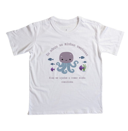 Camiseta Eu adoro as minhas ventosas