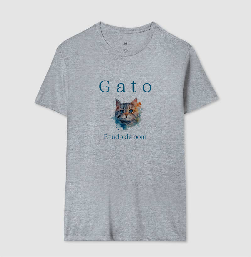 Camiseta Gato é Tudo de Bom