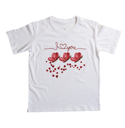 Camiseta Borboletas vermelhas