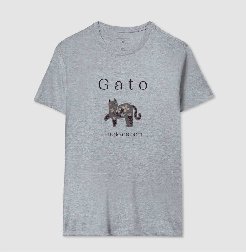 Camiseta Gato é Tudo de Bom