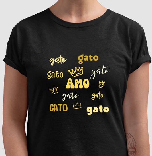 Camiseta Gato rei