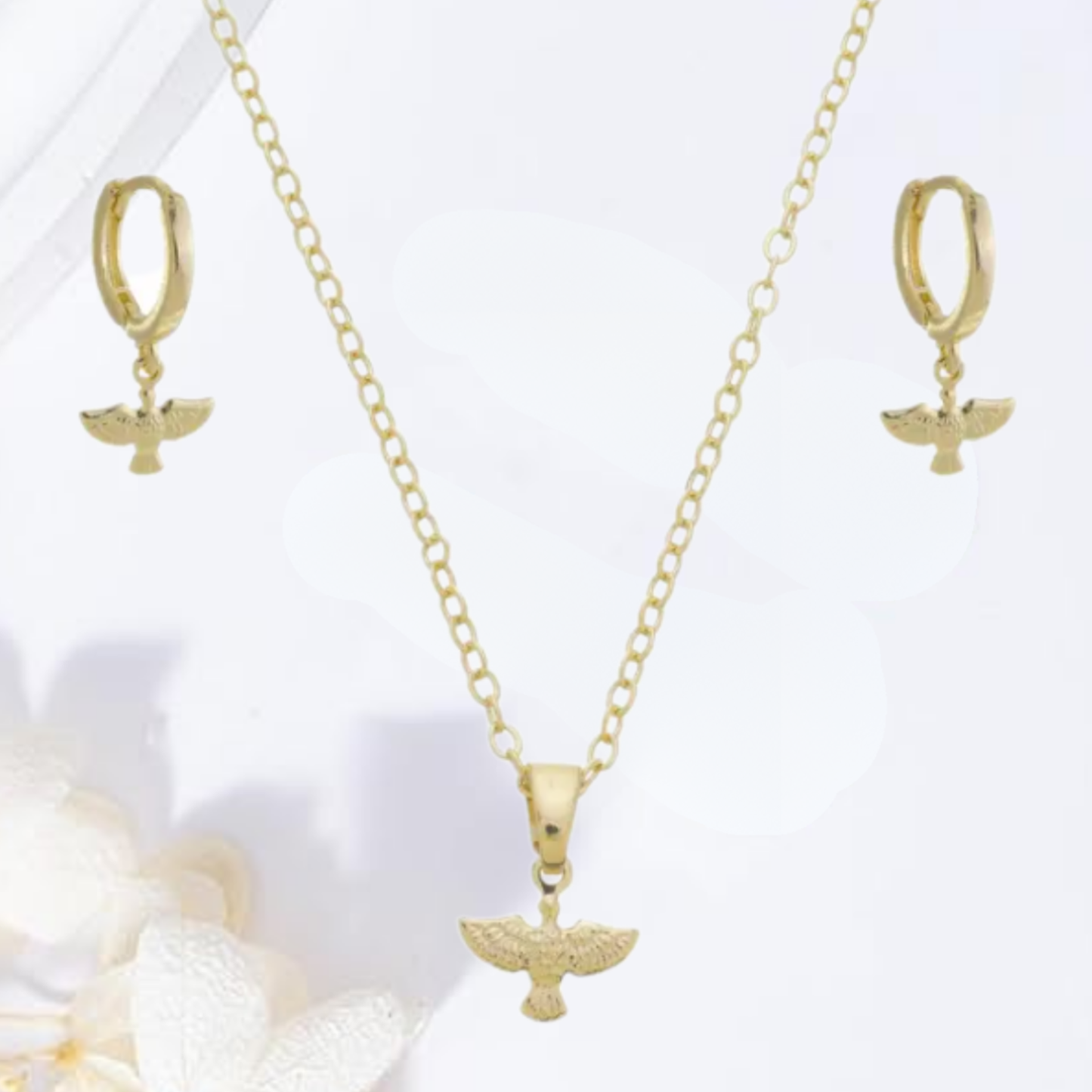 Conjunto de Colar e Brincos Adulto Espírito Santo