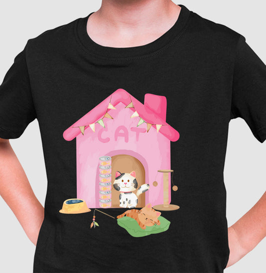 Camiseta Cat Home