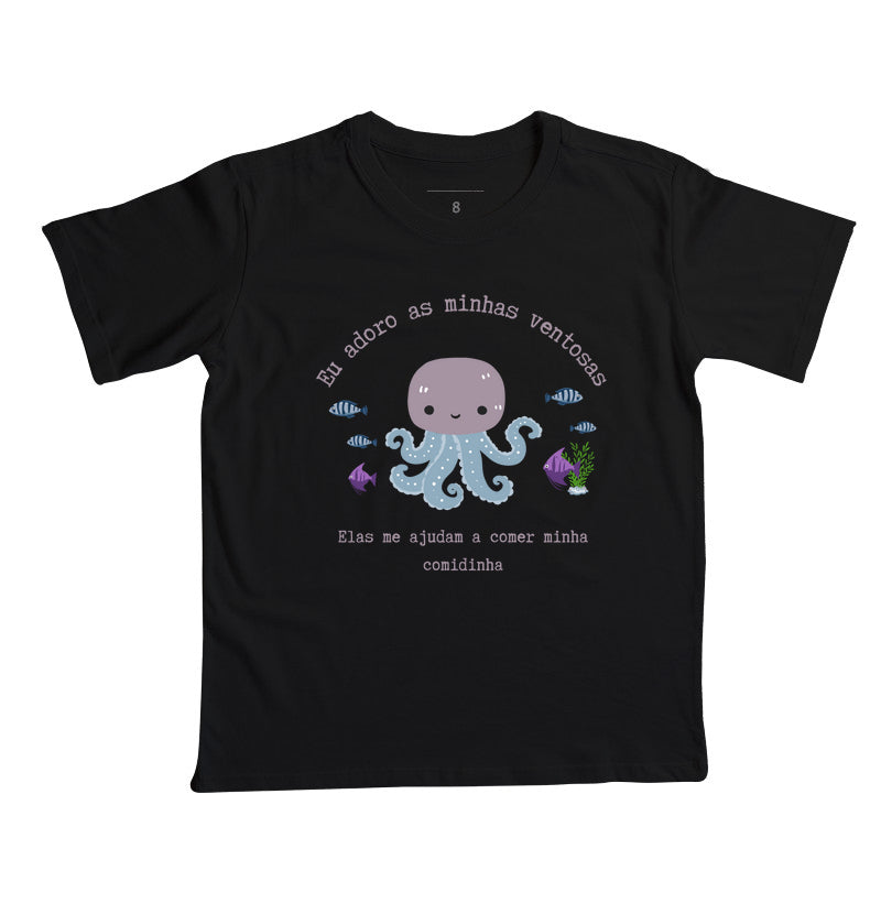 Camiseta Eu adoro as minhas ventosas