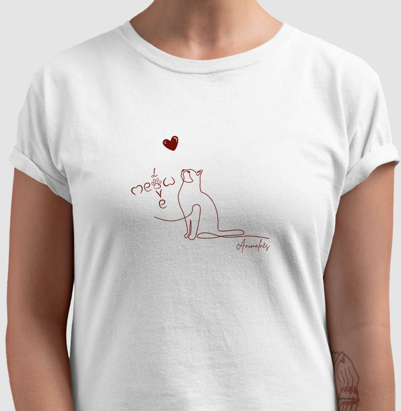 Camiseta Na Direção do Coração