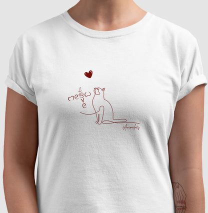 Camiseta Na Direção do Coração