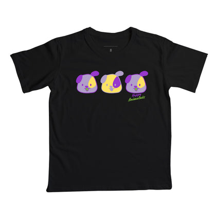 Camiseta Carinhas de cachorro