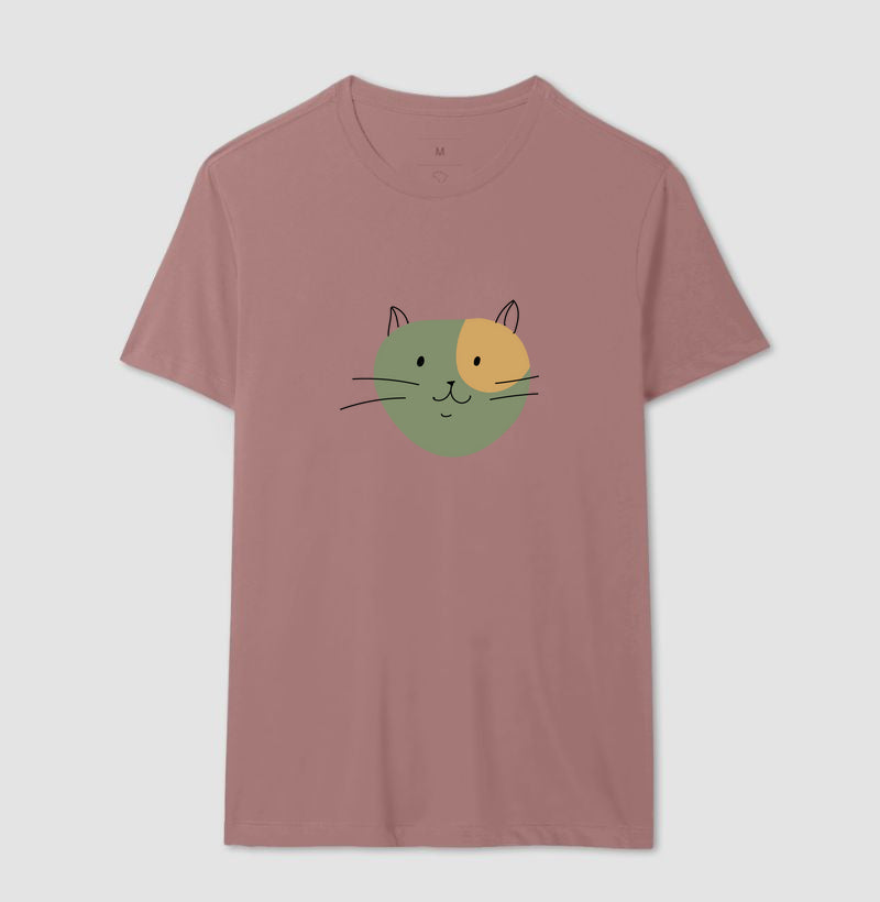 Camiseta Gato e Traços