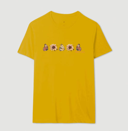 Camiseta Borboletas & Flores