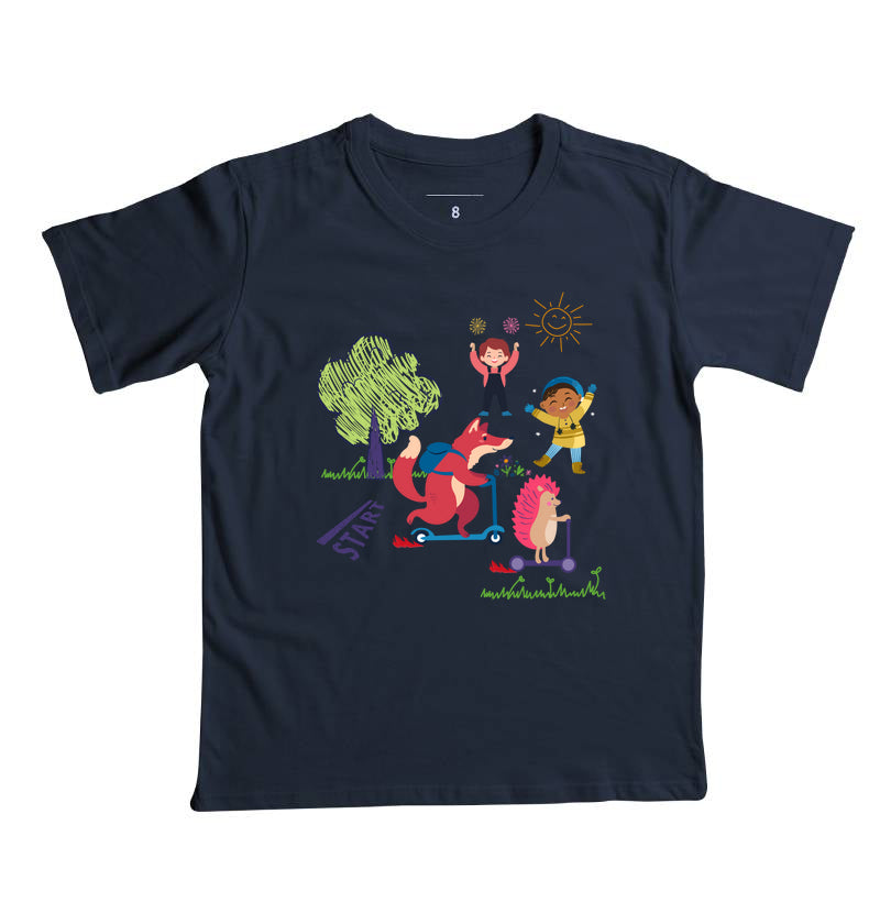 Camiseta Start com os amigos