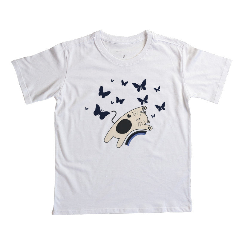 Camiseta  Na onda das borboletas