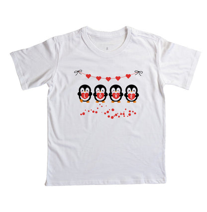 Camiseta Pinguins amorosos