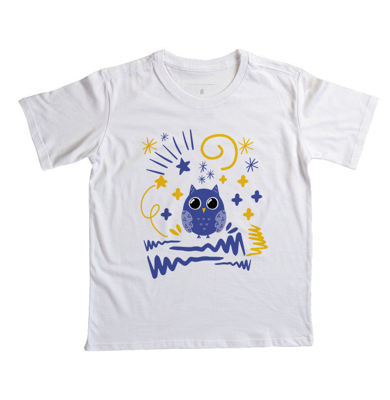 Camiseta Na vibração da corujinha