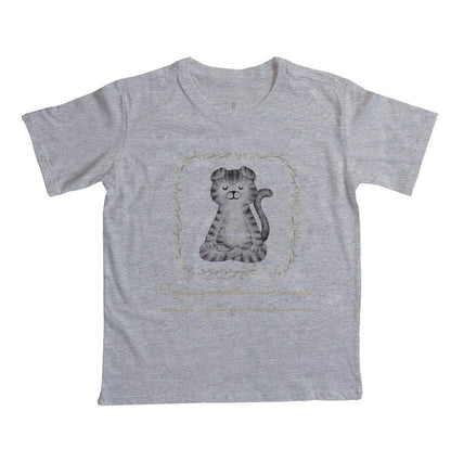 Camiseta Gato Namastê