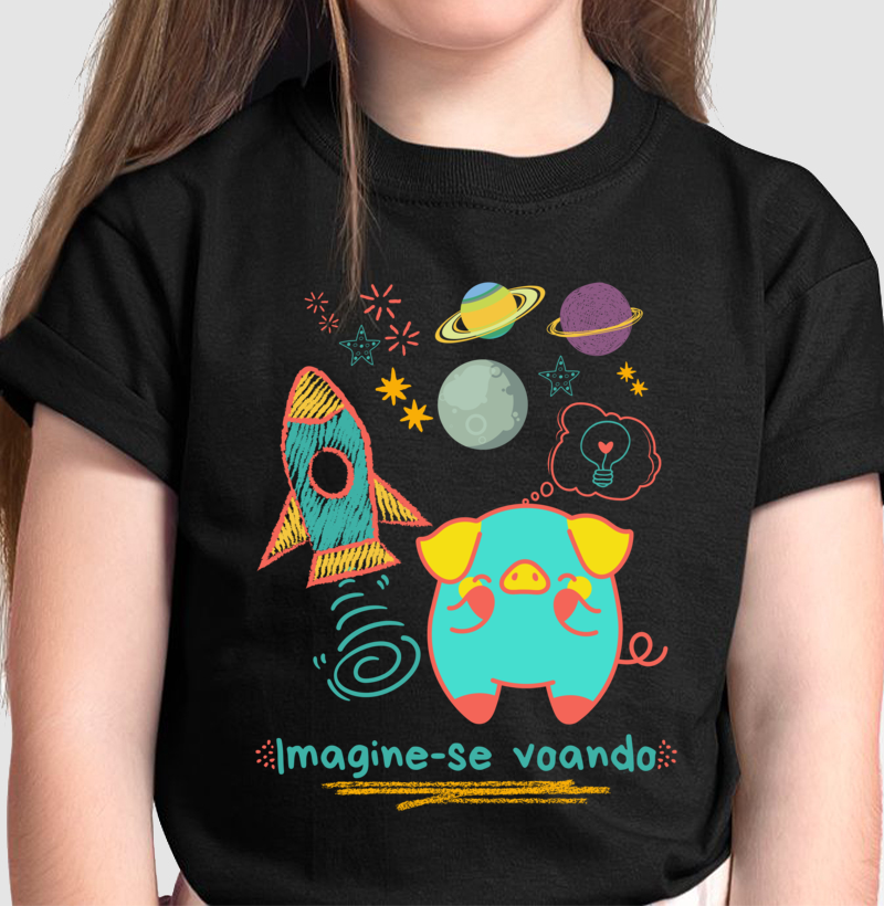 Camiseta Imagine-se Voando