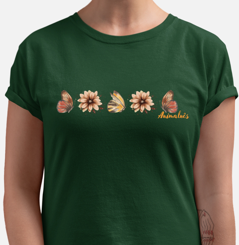 Camiseta Borboletas & Flores