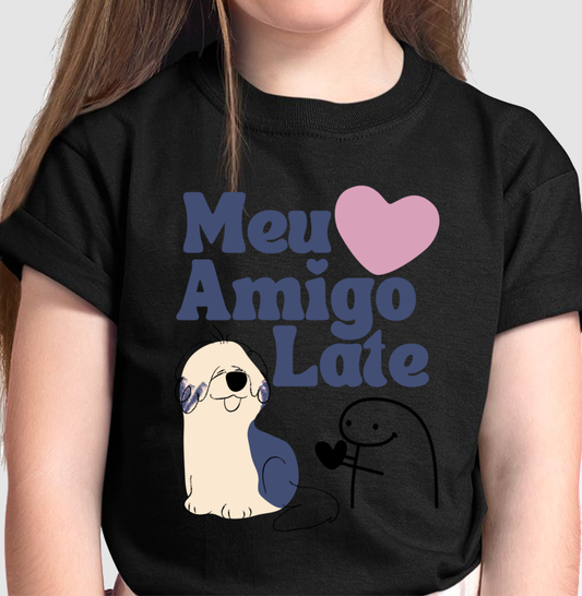 Camiseta Meu Amigo Late