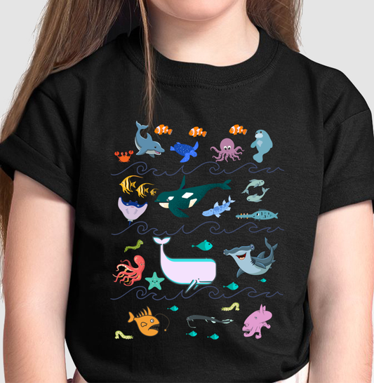 Camiseta Zonas do Oceano