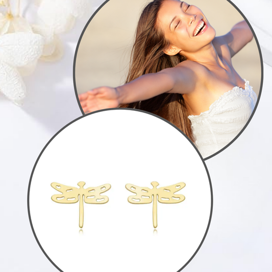 Brincos Adultos Libélulas