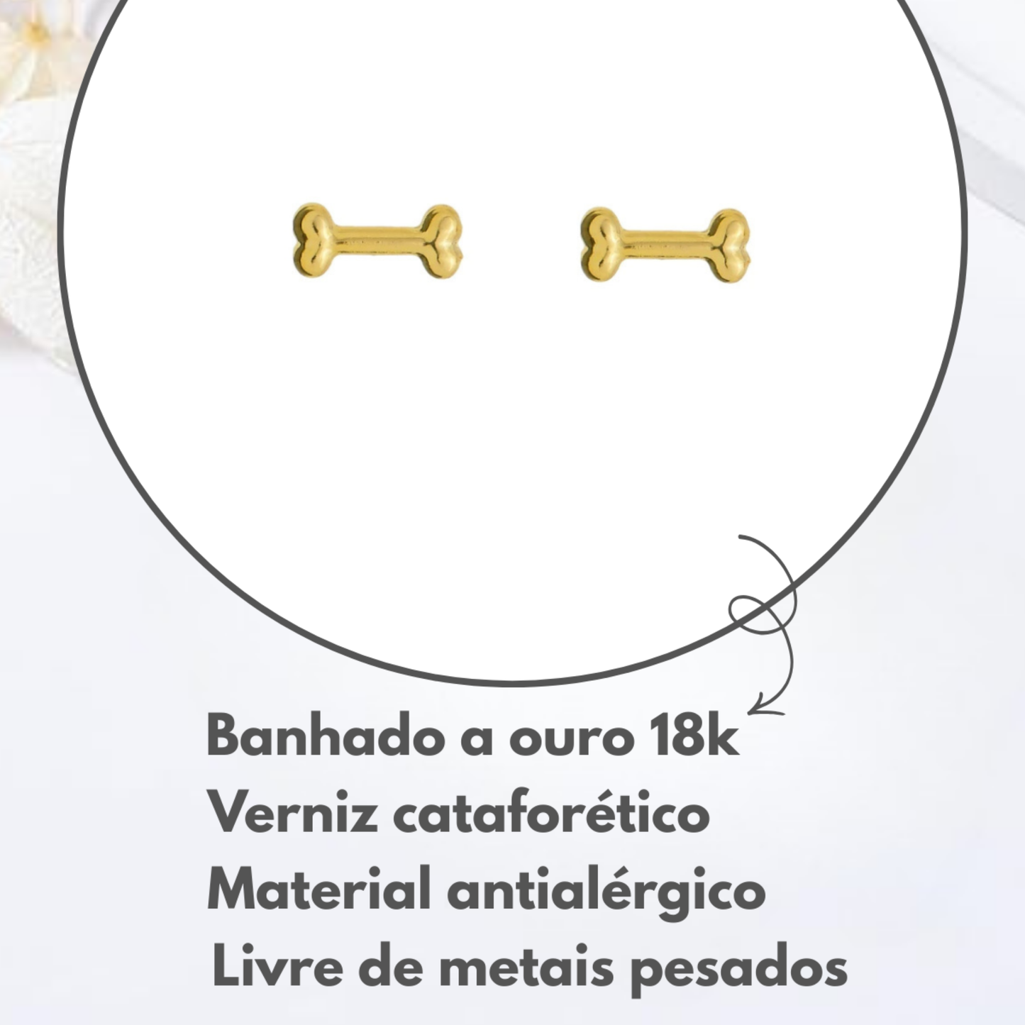 Brinco Infantil Ossinho