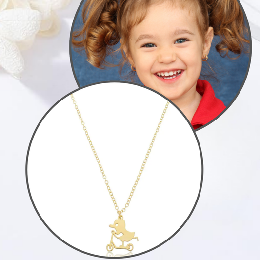 Colar Infantil Patinete da Alegria