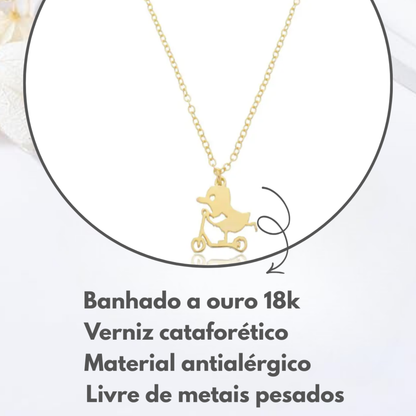 Colar Infantil Patinete da Alegria