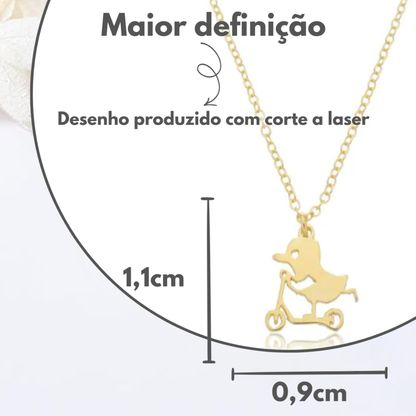 Colar Infantil Patinete da Alegria