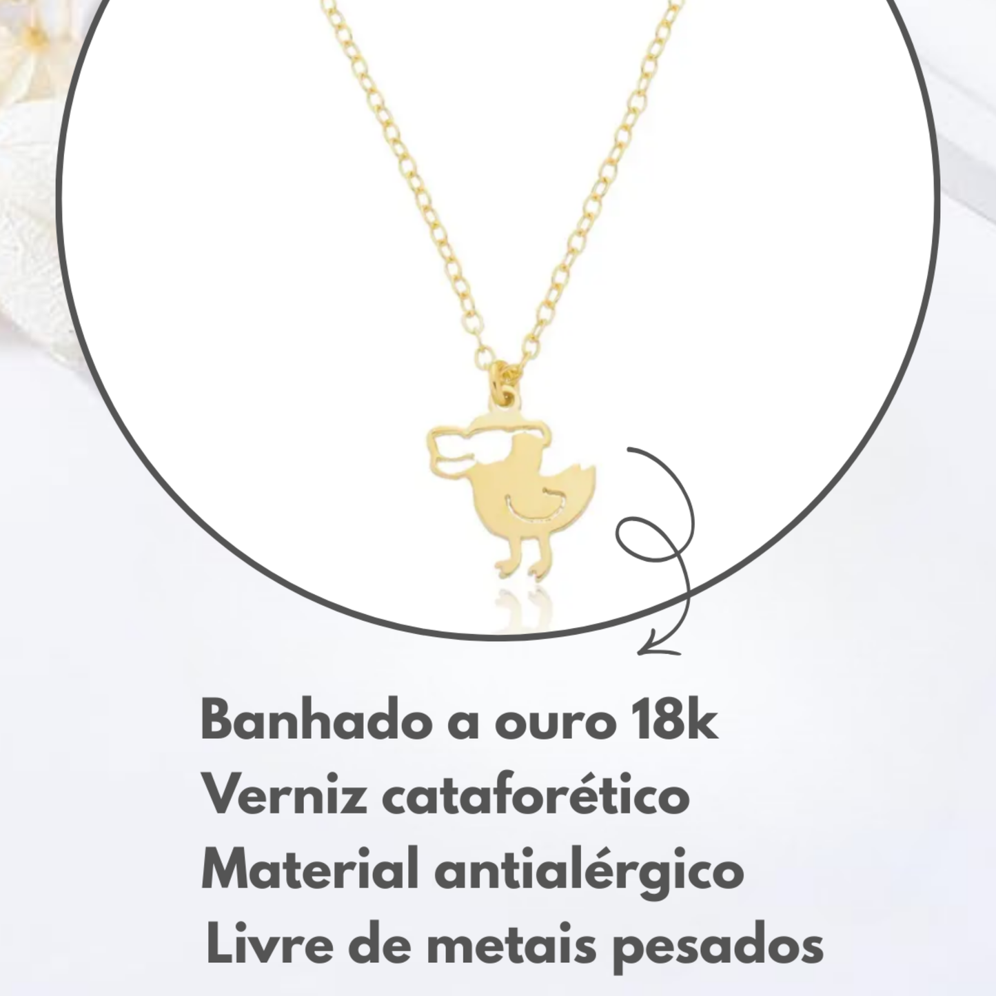 Colar Infantil Tudo Numa Nice