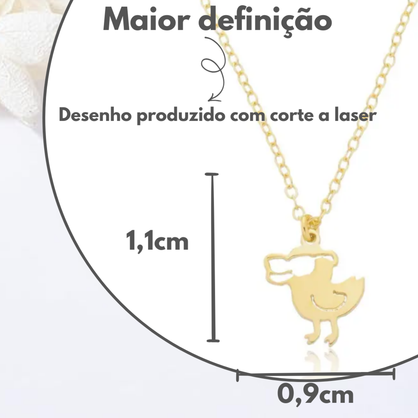 Colar Infantil Tudo Numa Nice